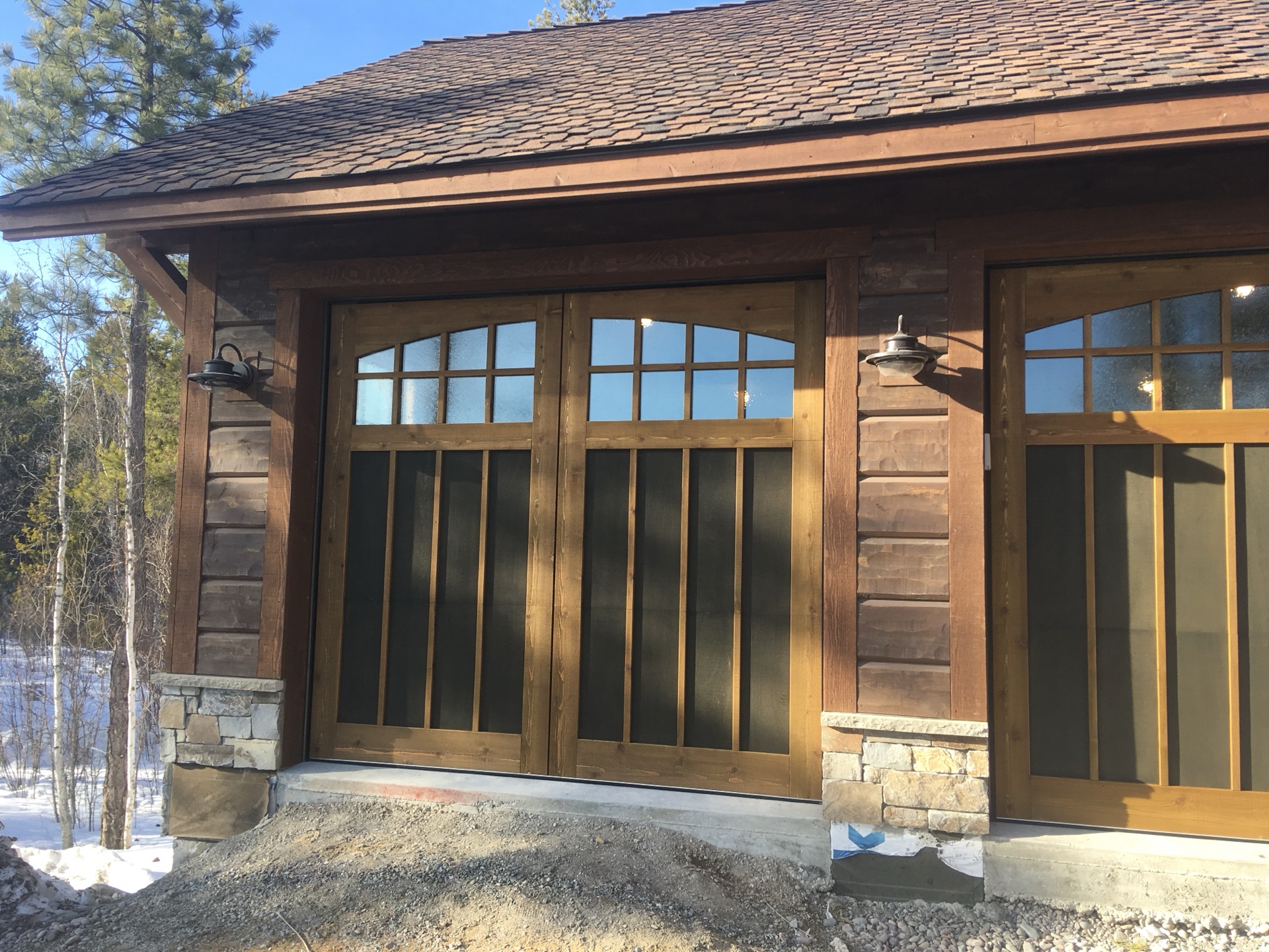 Custom garage door